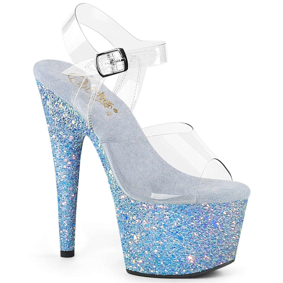 Sparkly hot sale pleaser heels