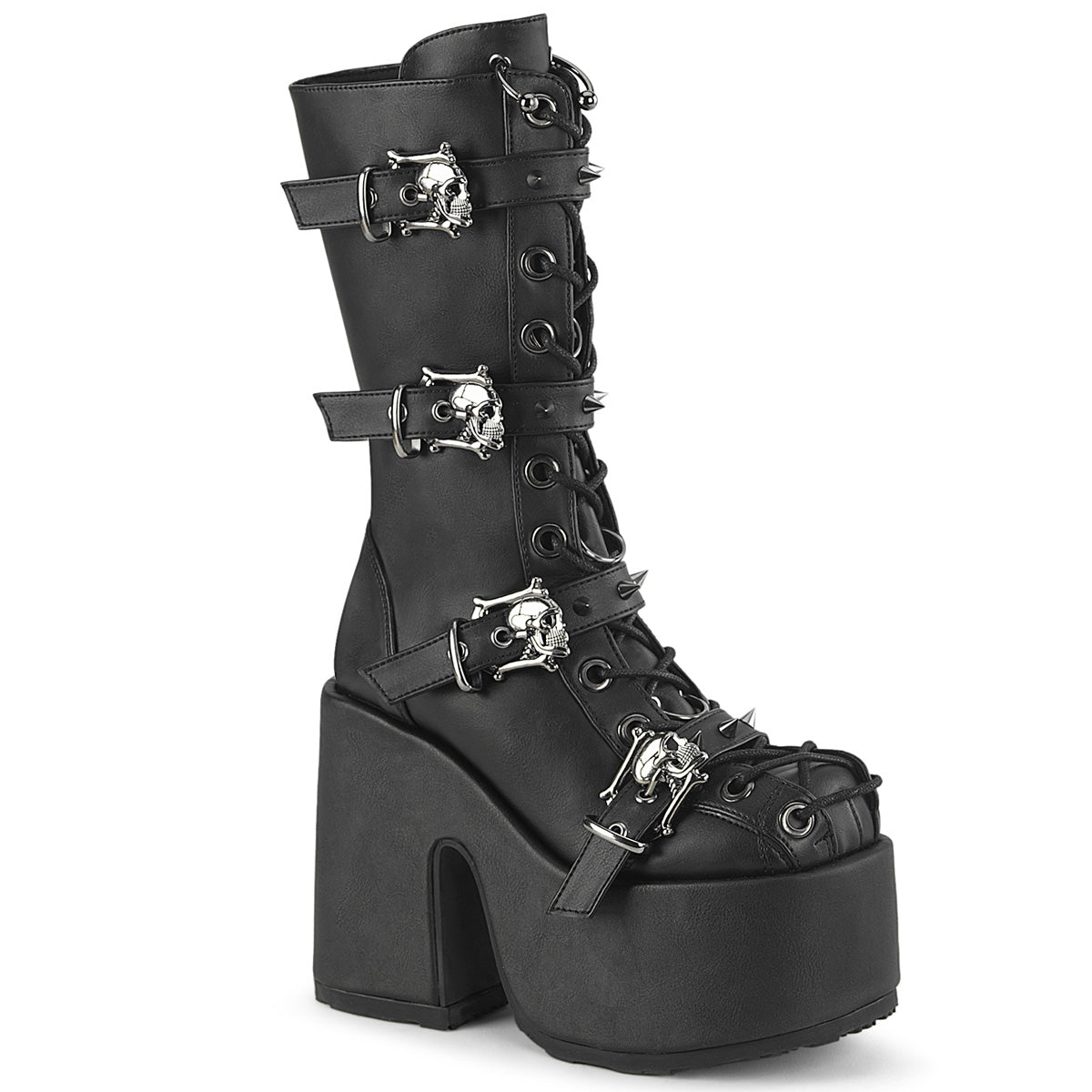 demonia black platform boots