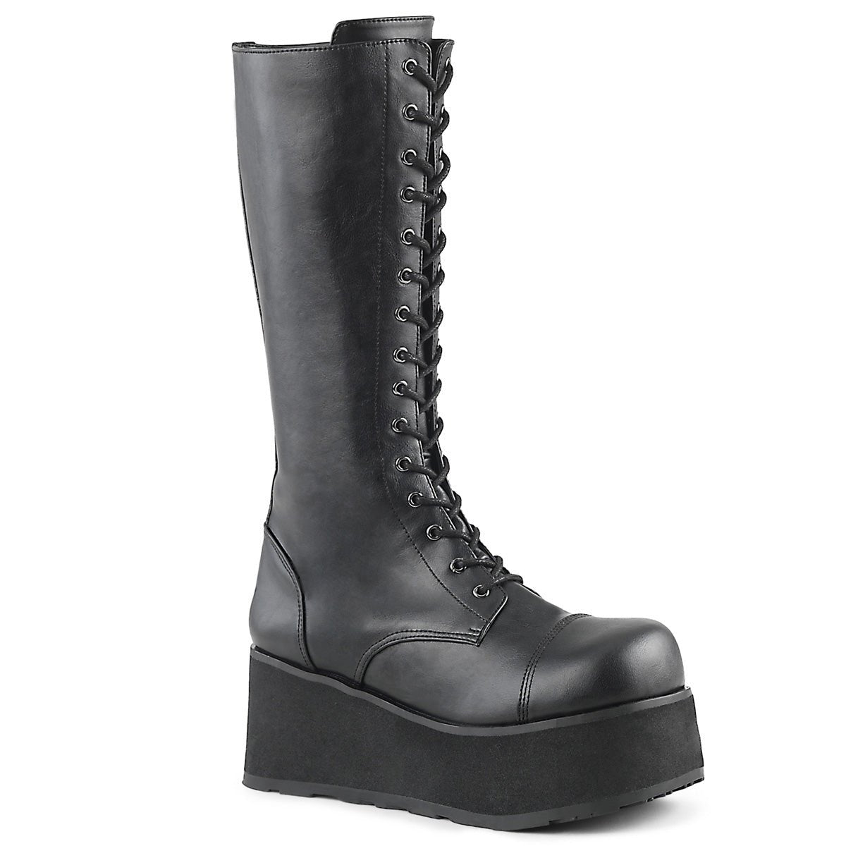 DemoniaCult Trashville 502 Unisex Mens Platform Knee Length Boots From Alternative Footwear