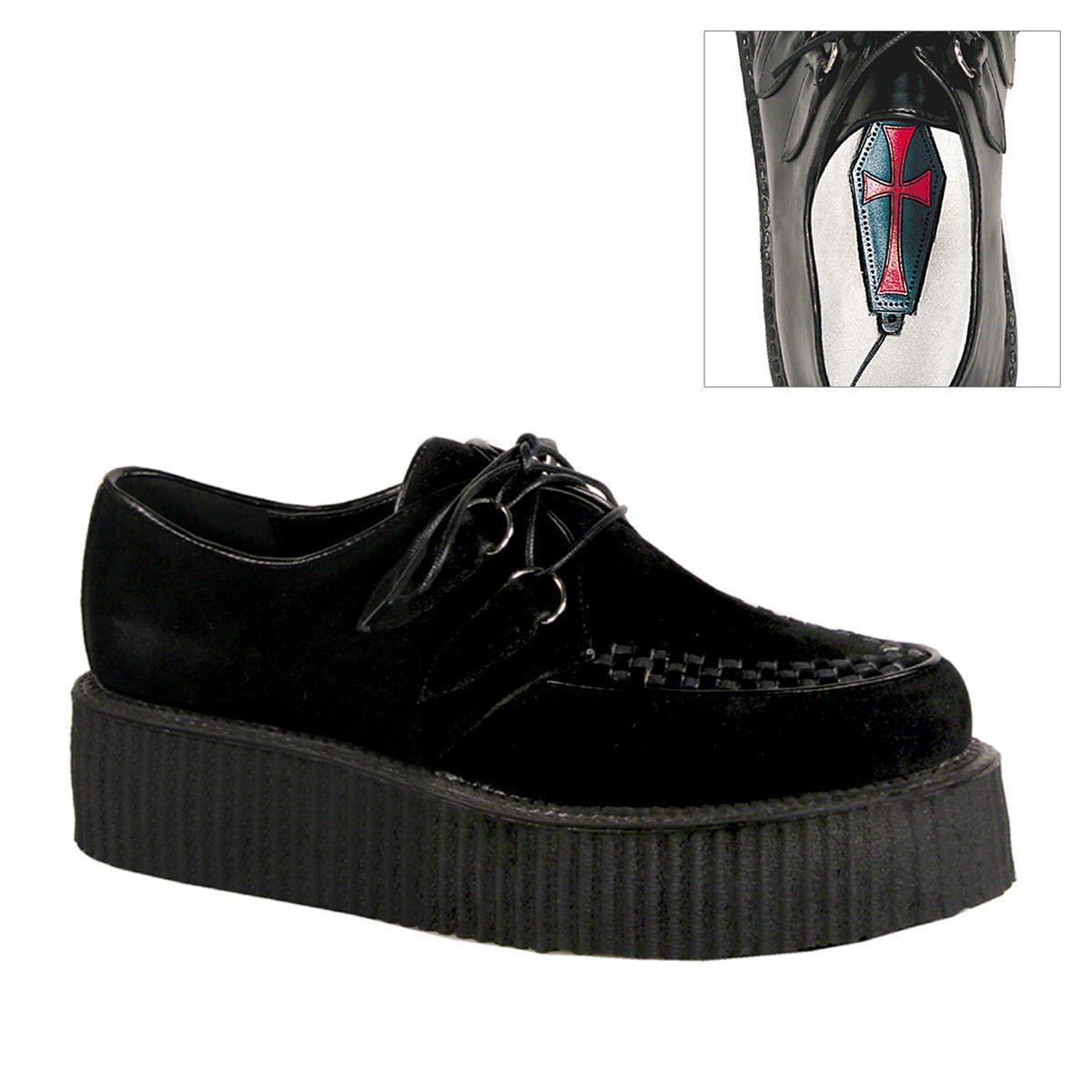 DemoniaCult V Creeper 502S Unisex Mens Creepers From Alternative Footwear