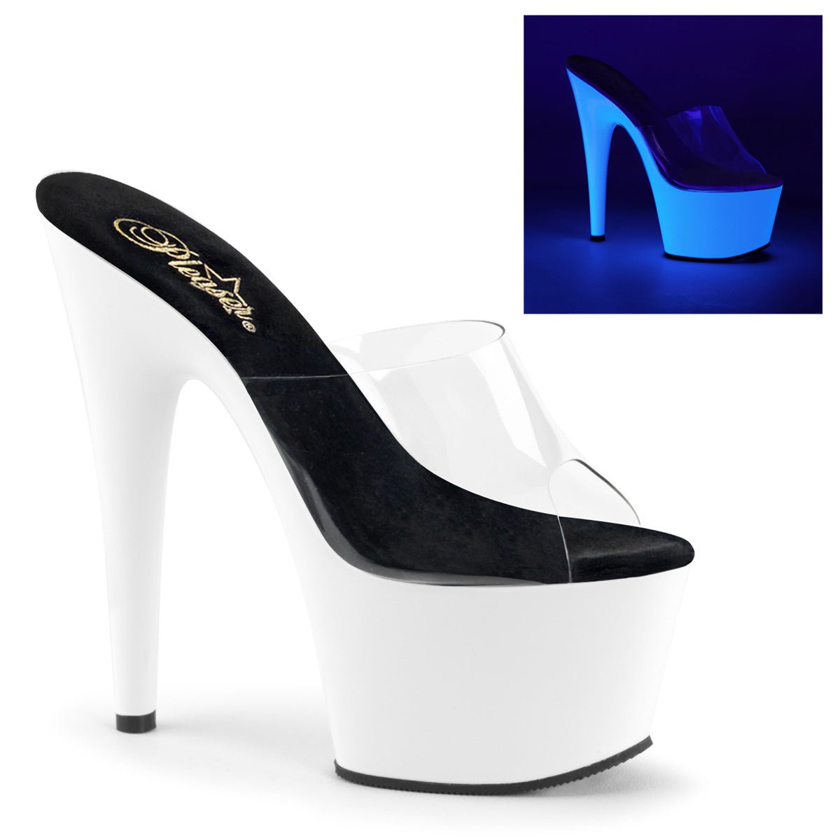 White hot sale pleaser heels