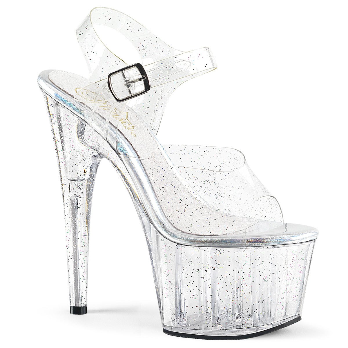 Silver pleaser clearance heels