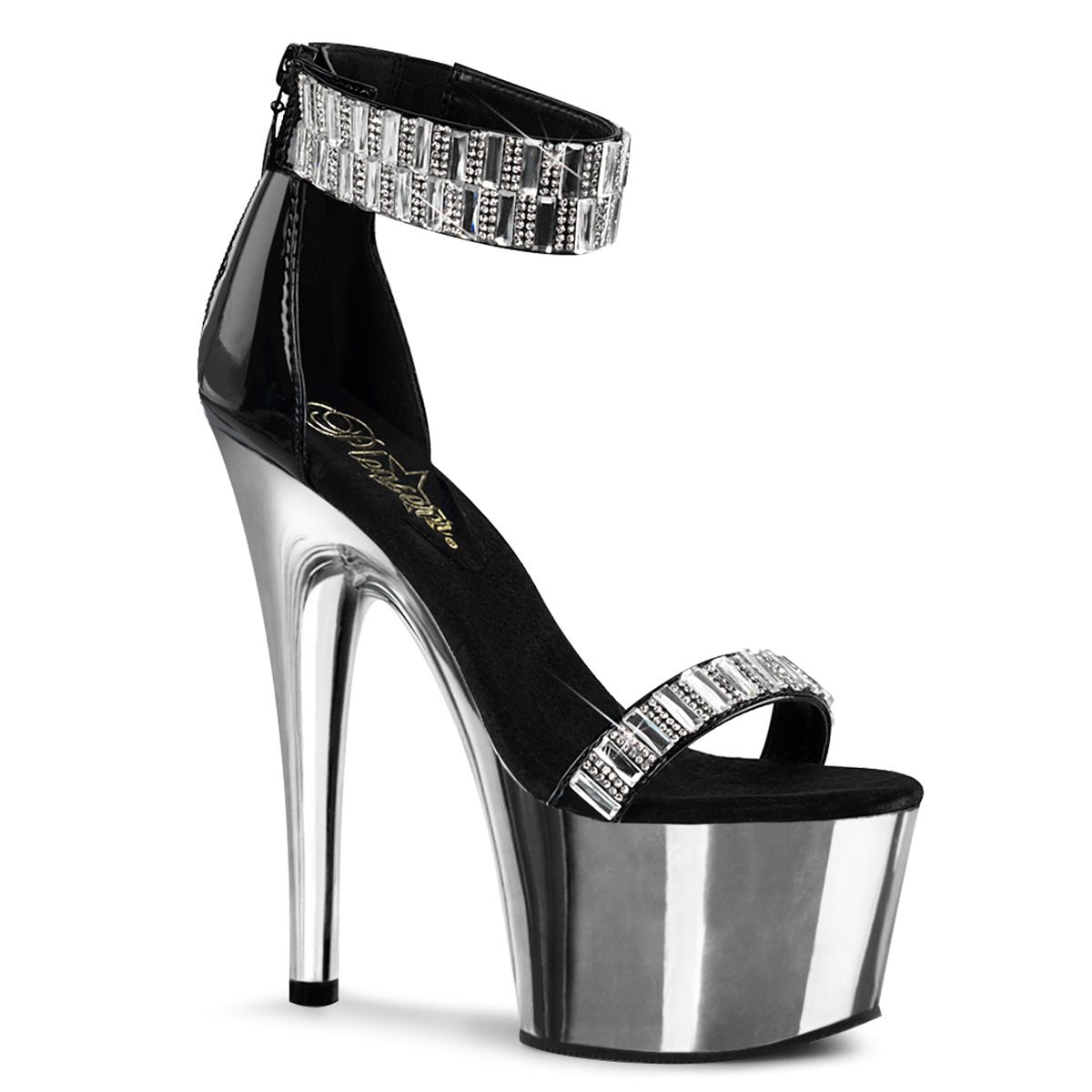 Silver pleaser sale heels