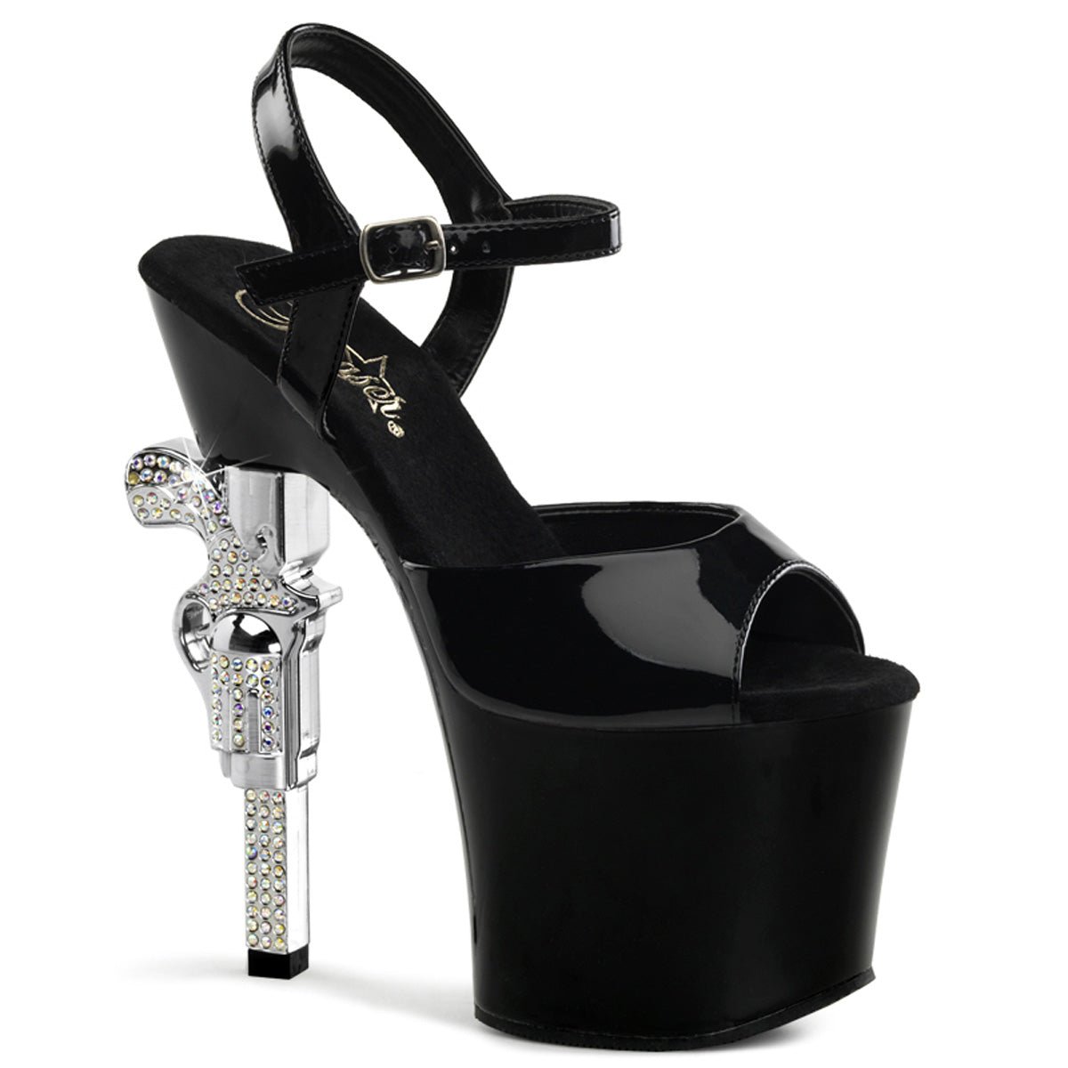 Pleaser cheap gun heels