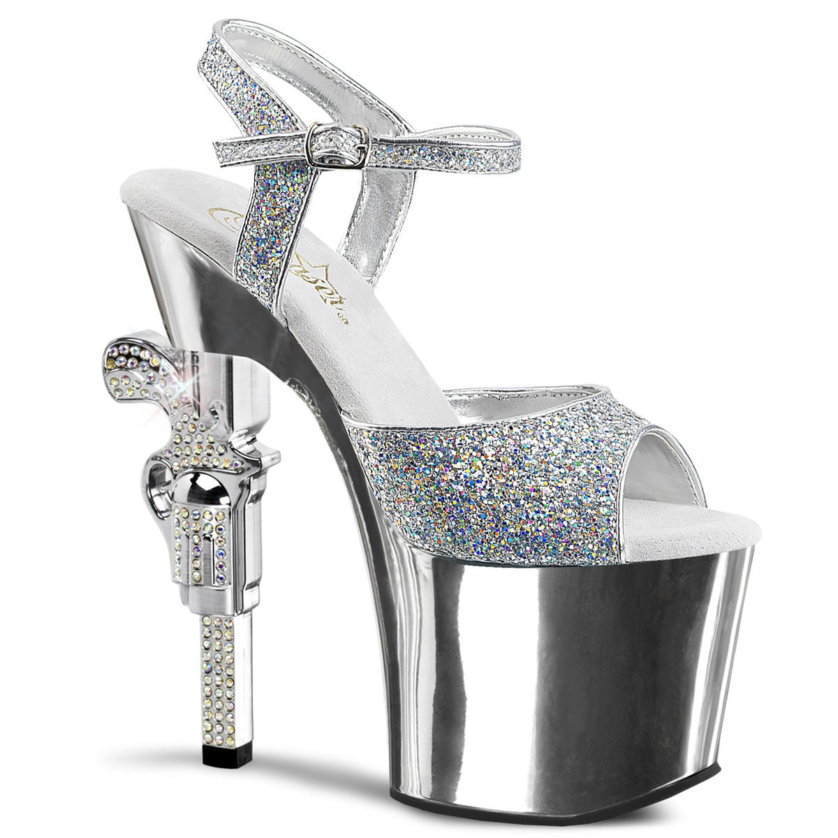 Pleaser hot sale gun heels