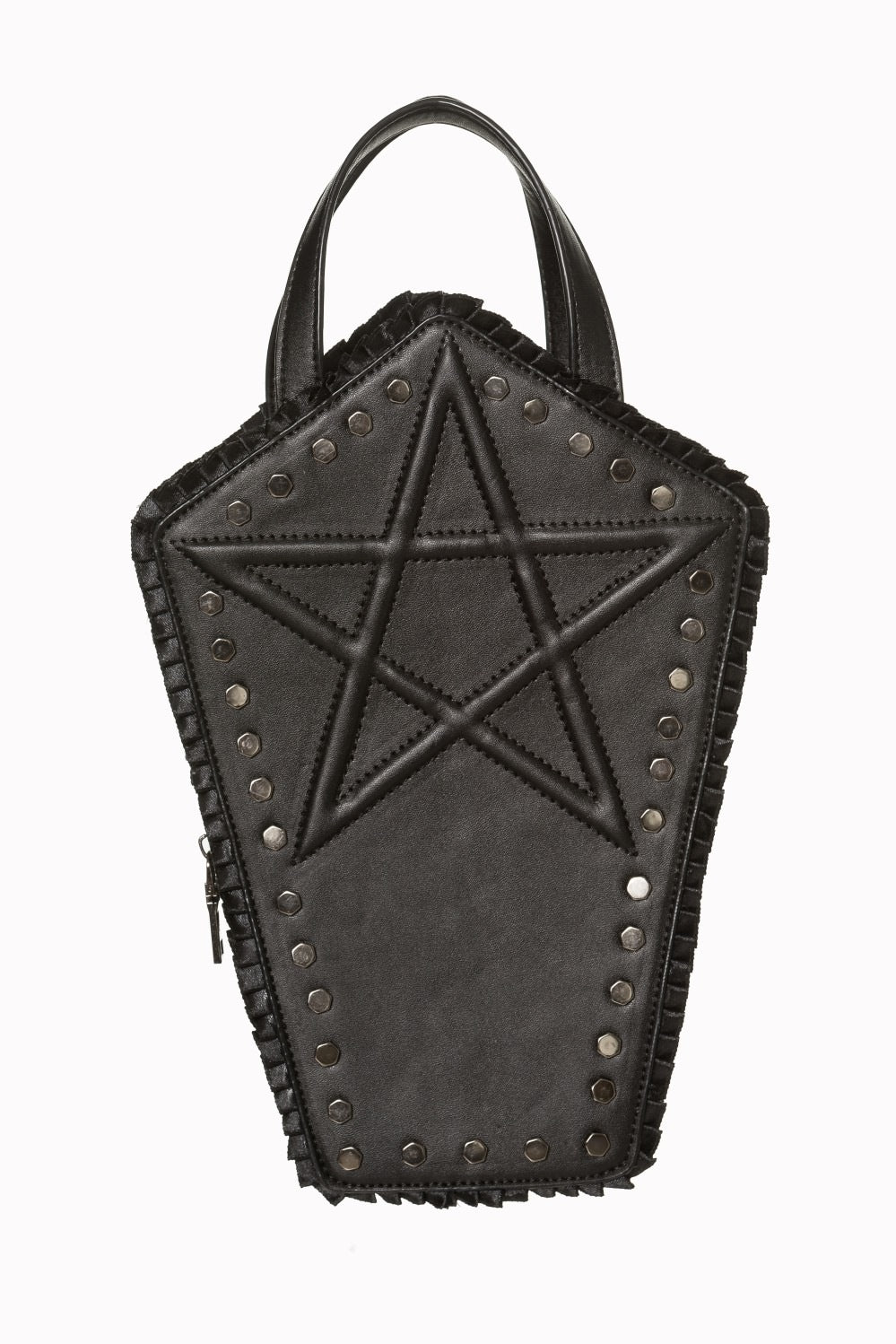 Banned Apparel BG7158 Emira Coffin Handback with Pentagram