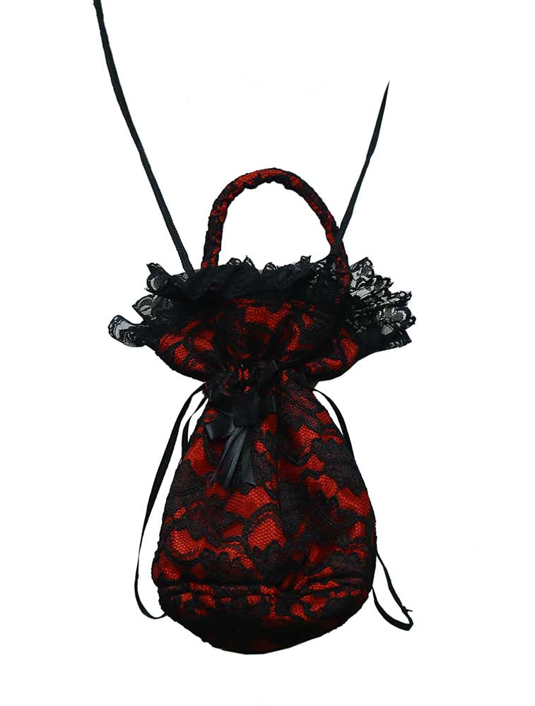 Dark Star Lacey Drawstring Purse