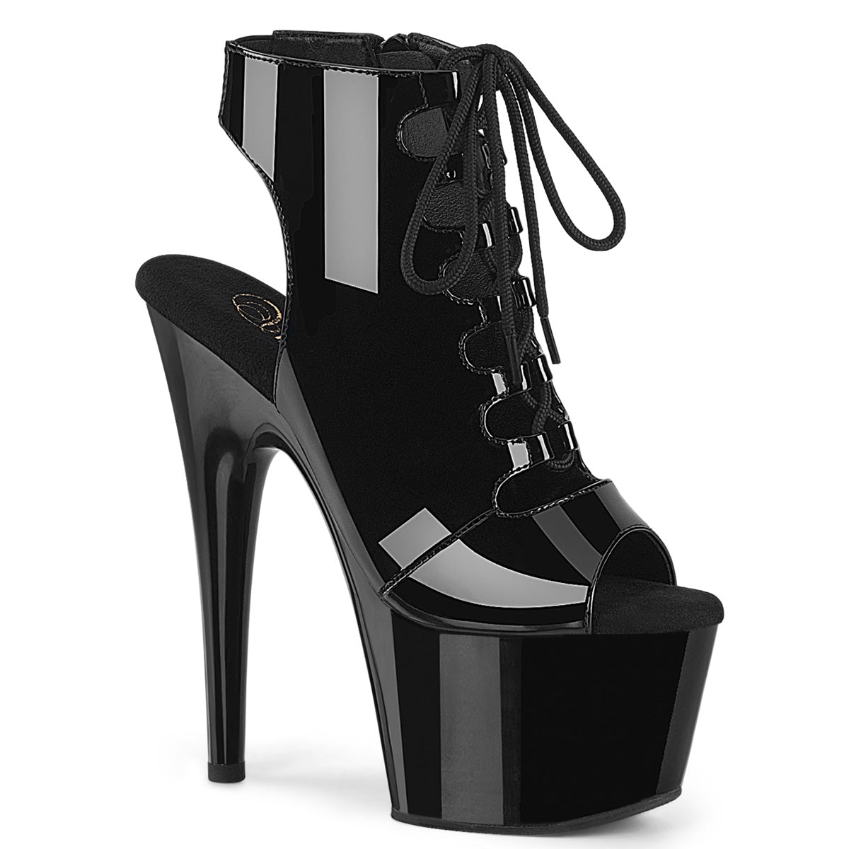 Pleaser Adore 700-20 Womens 7" Stiletto Heel, Platform with Open Toe-Heel Sandals