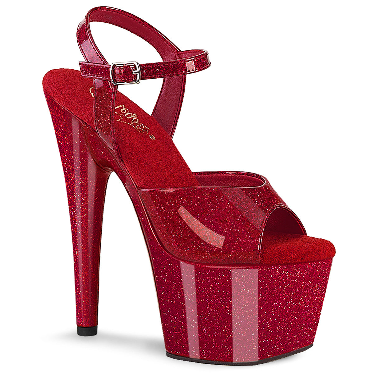 Pleaser store red heels