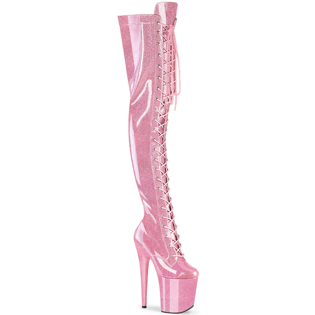 Pleaser flamingo thigh high cheap boots