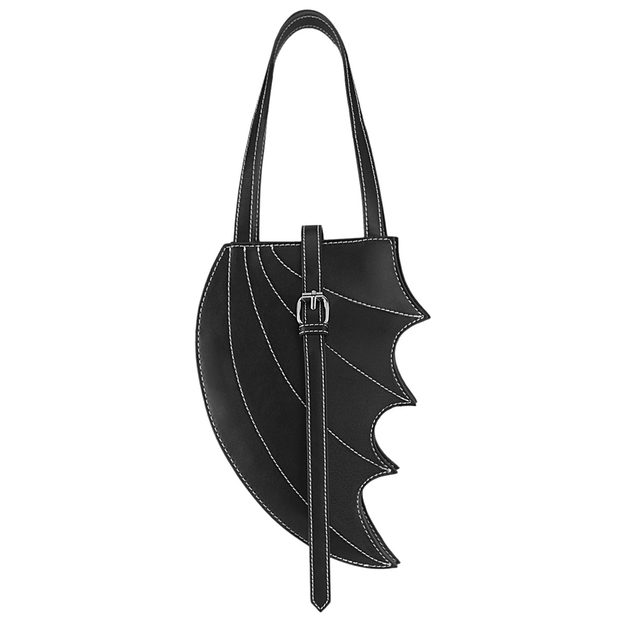 DemoniaCult HB-215 Faux Leather Batwing Handbag