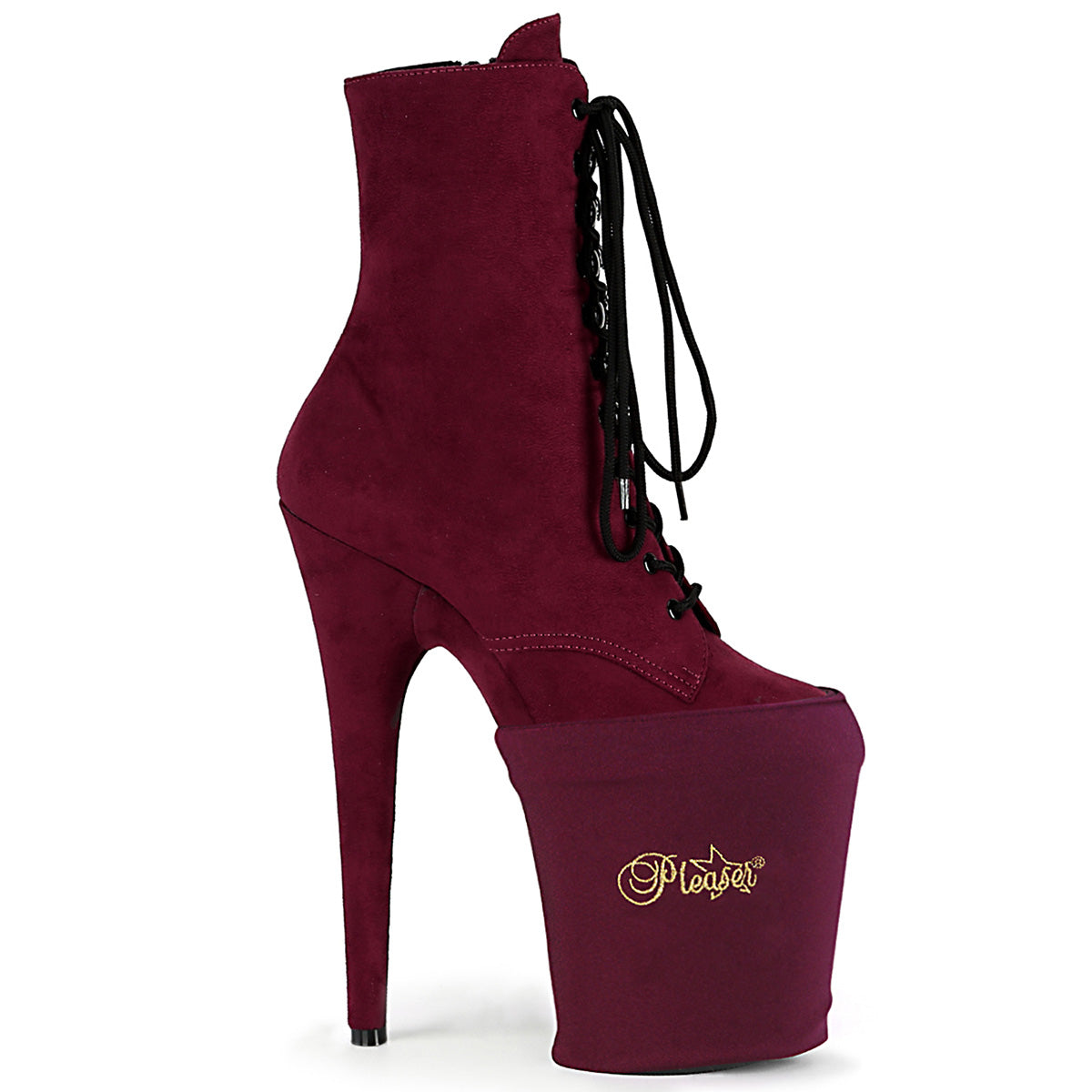 Suede on sale pleaser boots