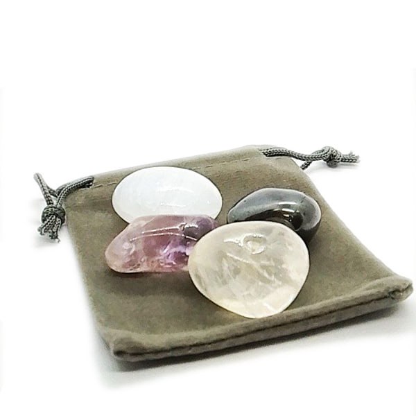 Sleep Well Healing Crystal Tumblestone Gift Set