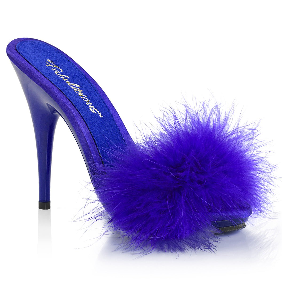 Pleaser best sale marabou slippers