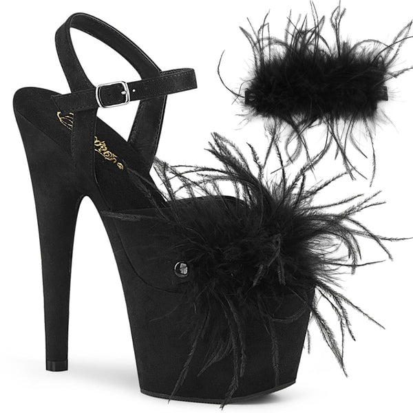 Pleaser Adore 709F Womens 7 Inch Heel Platform Pole Dancing Sandals from Alternative Footwear