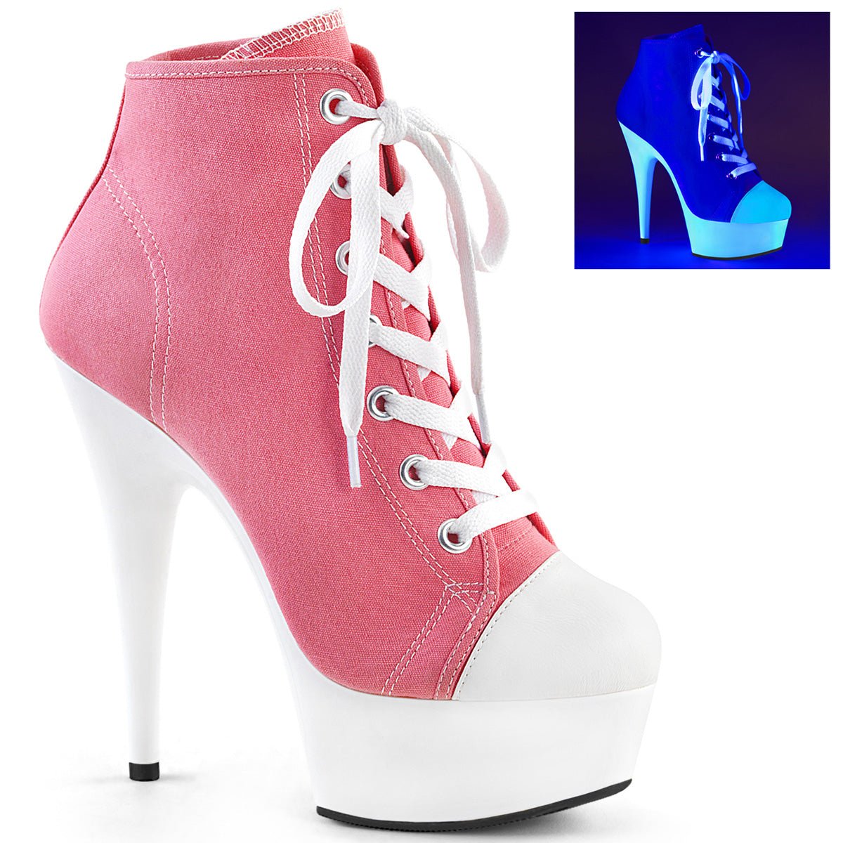 Pleaser sneaker heels on sale