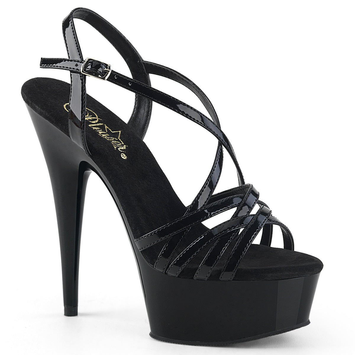 Pleaser Delight 613 Womens 6 Heel Platform Sandals From Alternative Footwear