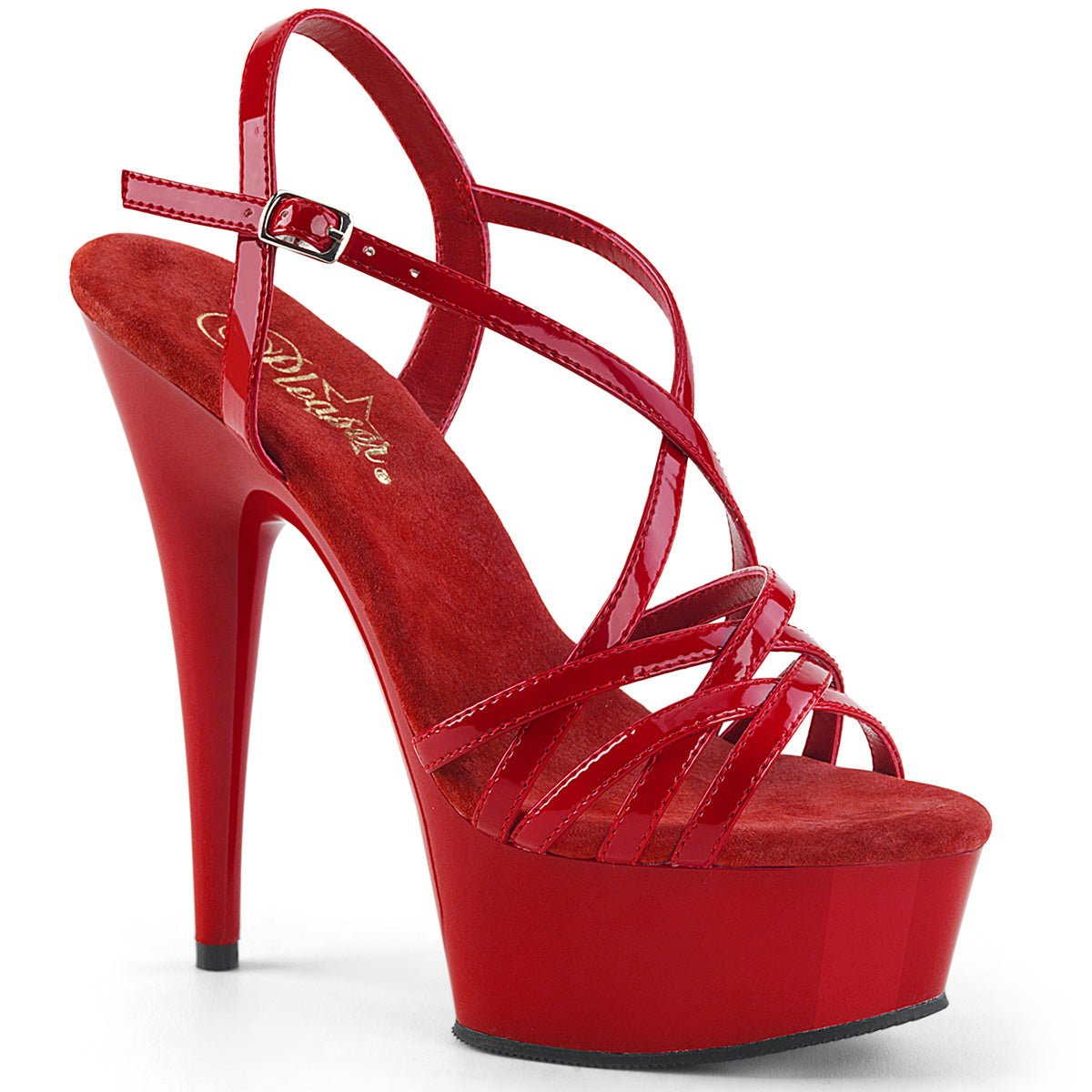 Pleaser sales strappy heels