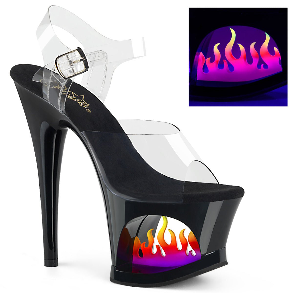 Pleaser MOON 708FLM - From Pleaser Sold By Alternative Footwear